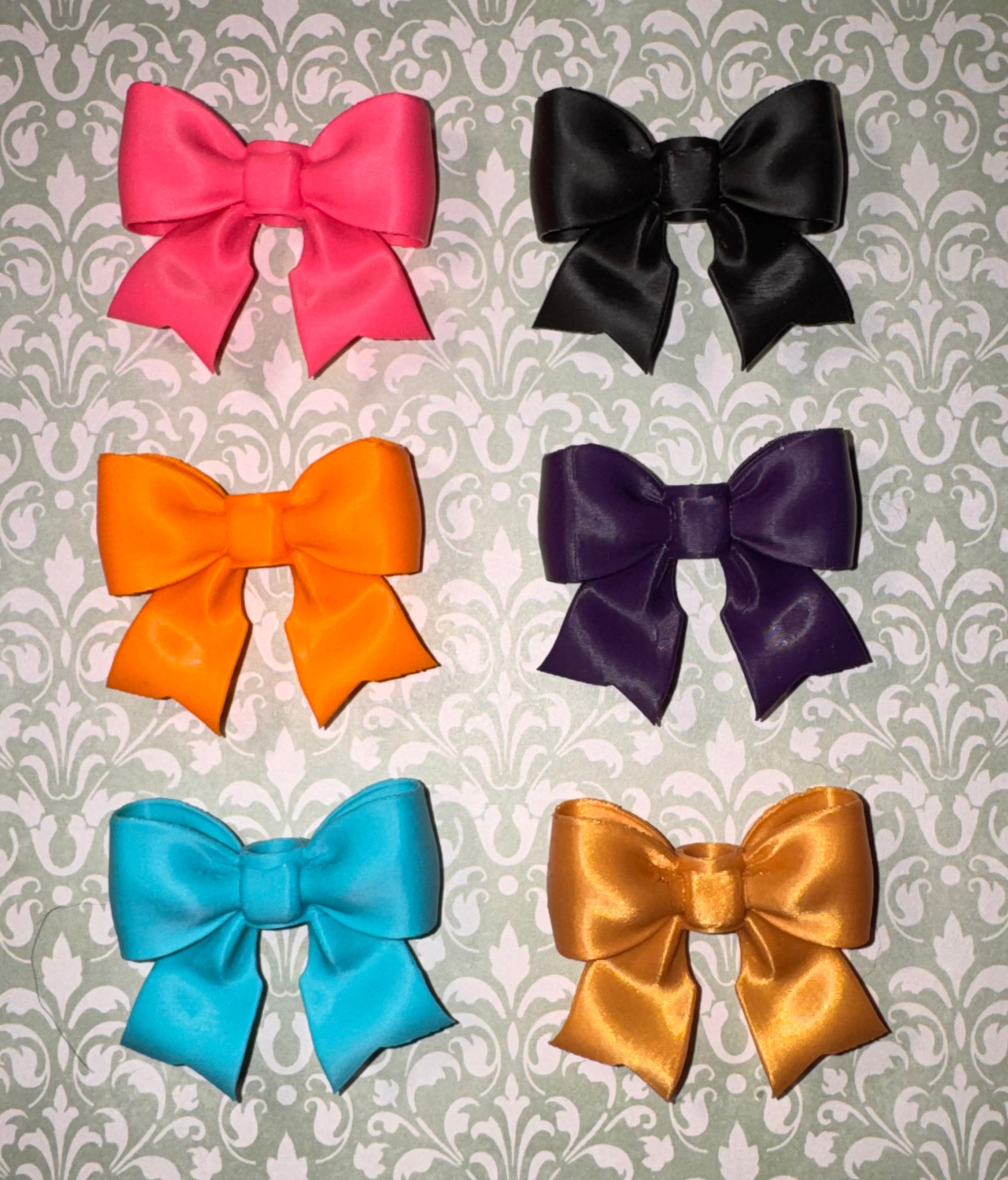 Bow Straw Charms